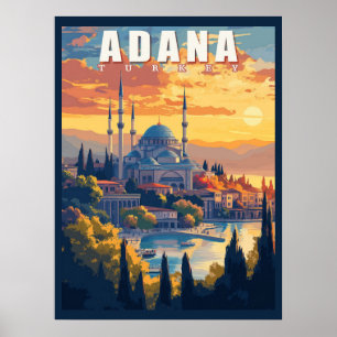 Adana - Atemberaubende Fotos der pulsierenden Stad Poster