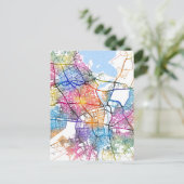 Adana Türkiye City Map Postkarte (Stehend Vorderseite)