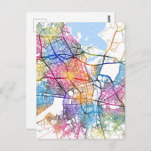 Adana Türkiye City Map Postkarte (Vorne/Hinten)