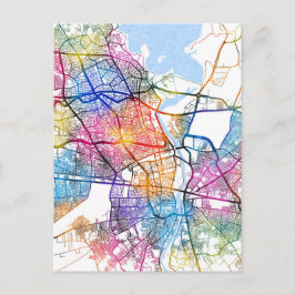 Adana Türkiye City Map Postkarte