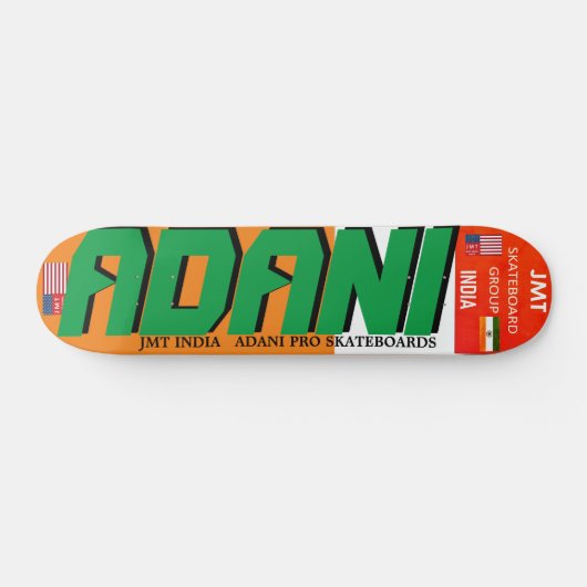 ADANI JMT INDIA 7 3/4" Skateboard Deck (Horizontal)