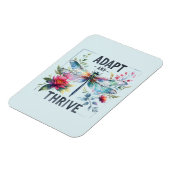 Adapt and Thrive - Artistic Dragonfly Magnet (Linke Seite)