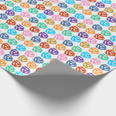 ADAPTER-Pop-Kunst-Verpackungs-Papier mit 45 U/min Geschenkpapier (Ecke)