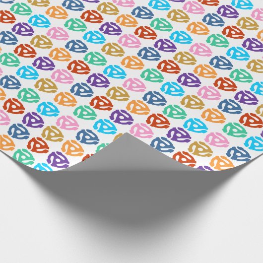 ADAPTER-Pop-Kunst-Verpackungs-Papier mit 45 U/min Geschenkpapier (Ecke)