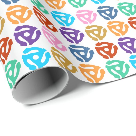 ADAPTER-Pop-Kunst-Verpackungs-Papier mit 45 U/min Geschenkpapier (Rolleneckpunkt)