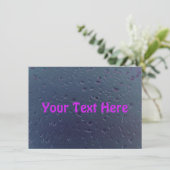 Adaptierbare Regentropfkarte (Stehend Vorderseite)