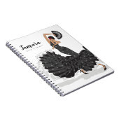 Adaptierbares Flamenco Dancer Notebook Notizblock (Rechte Seite)