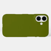 Adaptiert an alle Telefone - Dunkles Olive Green Case-Mate iPhone Hülle (Rückseite (Horizontal))