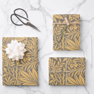 Adaptiertes William Morris Luckspur Packpapier Geschenkpapier Set