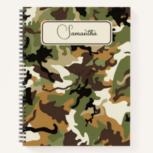 Adaptive Camouflage für Notebooks Notizblock