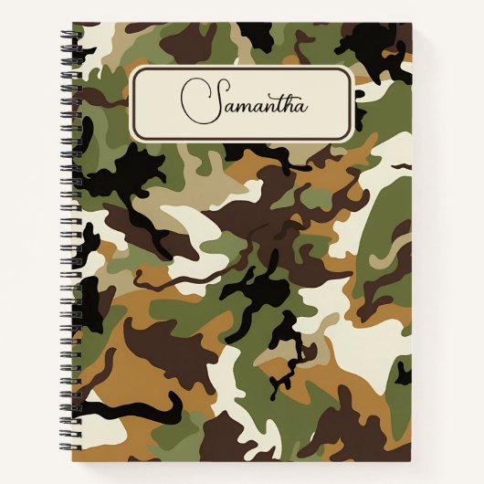 Adaptive Camouflage für Notebooks Notizblock (Vorderseite)
