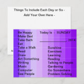 Adaptive Live Tools Tagesliste zum Kartenspielen S Postkarte (Vorne/Hinten)