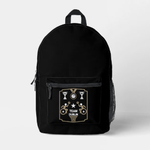 Adaptiver Mit Behinderung Basketball Bedruckter Rucksack