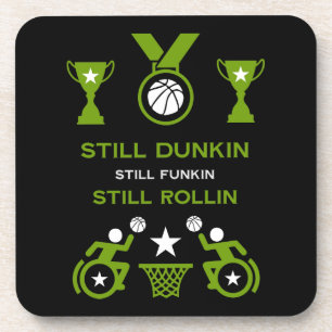 Adaptiver Mit Behinderung Basketball Getränkeuntersetzer