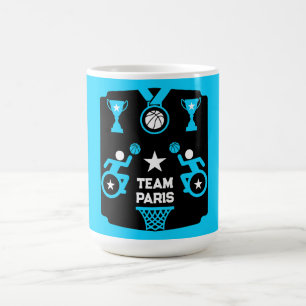 Adaptiver Mit Behinderung Basketball Kaffeetasse