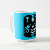 Adaptiver Mit Behinderung Basketball Kaffeetasse (Vorderseite Links)