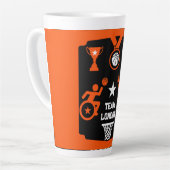 Adaptiver Mit Behinderung Basketball Milchtasse (Linke Ecke)