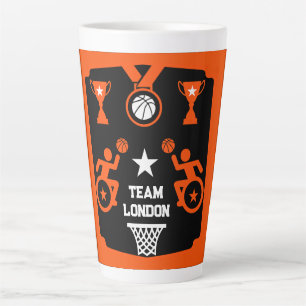 Adaptiver Mit Behinderung Basketball Milchtasse