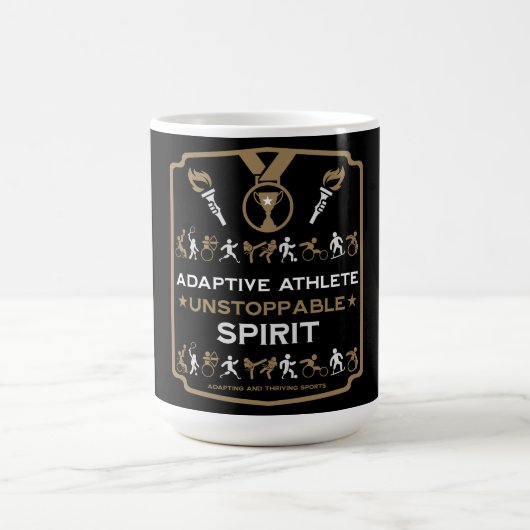 Adaptives Mit Behinderung Sportgeschenk Kaffeetasse (Mittel)