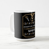 Adaptives Mit Behinderung Sportgeschenk Kaffeetasse (Vorderseite Links)