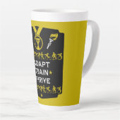 Adaptives Mit Behinderung Sportgeschenk Milchtasse (Rechte Ecke)