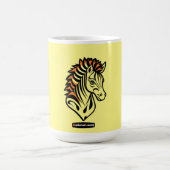 Adaptives ZebraLeon - Illustration mit Text Verwandlungstasse (Zentrum)