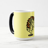 Adaptives ZebraLeon - Illustration mit Text Verwandlungstasse (Vorderseite Links)