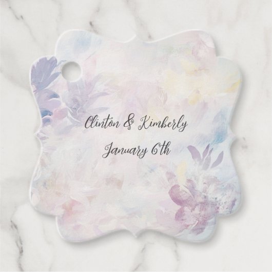 Adara Customizable Gevor Tags Geschenkanhänger (Vorderseite)