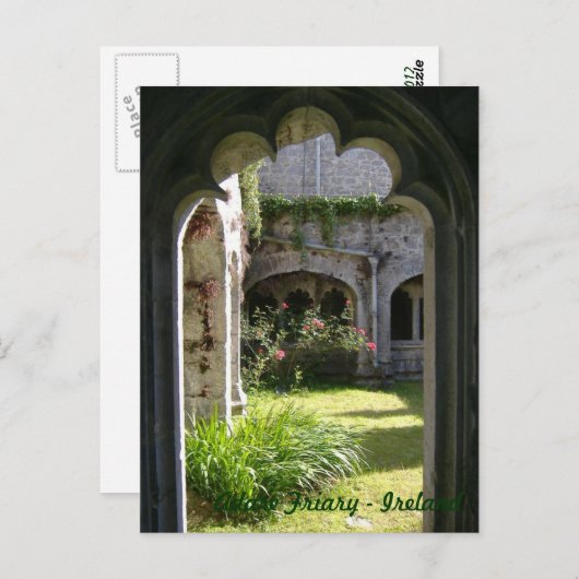 Adare Friary - Irland Postkarte (Vorne/Hinten)