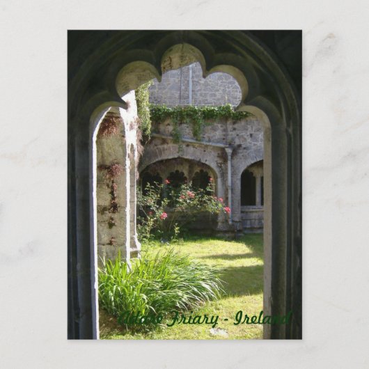 Adare Friary - Irland Postkarte (Vorderseite)