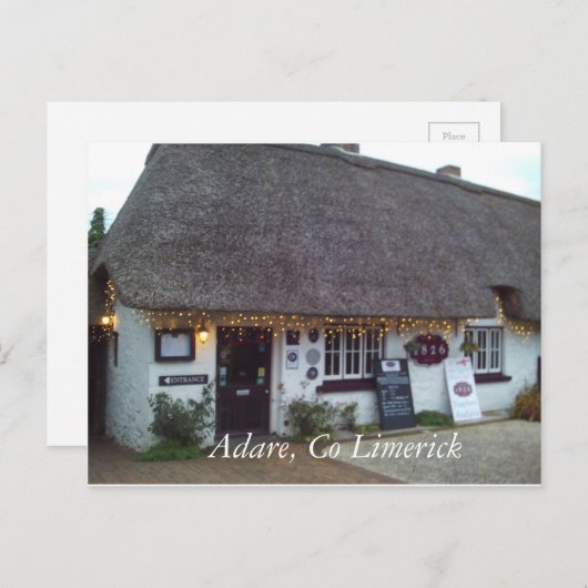 Adare, Grafschaft Limerick Postkarte (Vorne/Hinten)