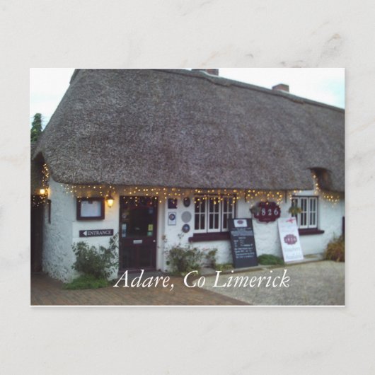Adare, Grafschaft Limerick Postkarte (Vorderseite)
