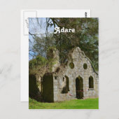 Adare Ruins Postkarte (Vorne/Hinten)