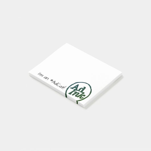 AdCat klebriger Stolz! Post-it Klebezettel (angewinkelt)