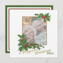 Add-A-Foto Vintag Happy Weihnachtskarte