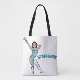 Add A Name Aqua Swirl #2 Tasche