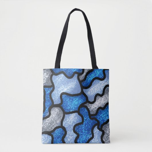 Add a Name Dancer Blue Camo #1 Tasche (Vorderseite)