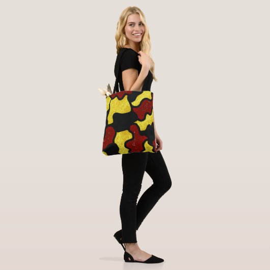 Add a Name Dancer Red Yellow Camo #2 Tasche (Am Model)