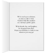 Add A Name Golf Balls on Tees Birthday  (Innen (Rechts))