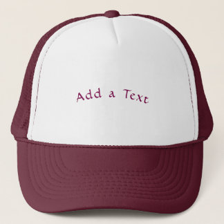 Add a Text Color Maroon Foam Business Touch-Cap Truckerkappe