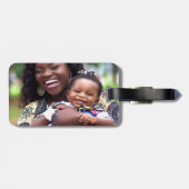 Add Baby Photo Customize Personalize Gepäckanhänger (Rückseite horizontal)