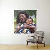 Add Baby Photo Customize Personalize Wandteppich (Beispiel)