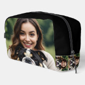 Add Bulldog Photo Personalize Customize Waschbeutel (Rechte Ecke)