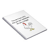 ADD Chicken Spaß Notizblock (Rechte Seite)