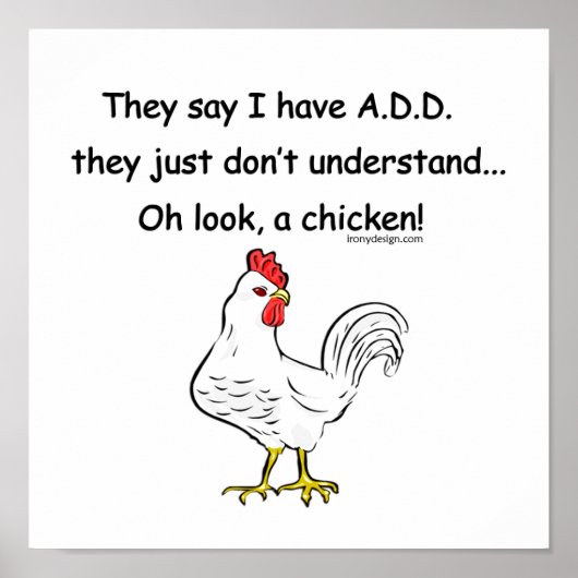 ADD Chicken Spaß Poster (Vorne)