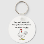 ADD Chicken Spaß Schlüsselanhänger (Rückseite)