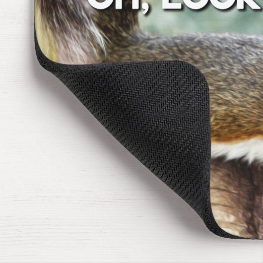 ADD Eichhörnchen-Foto Mousepad (Ecke)