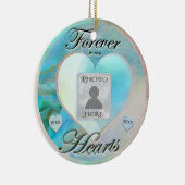 Add Foto Heart Memorial Keramik Ornament (Rechts)