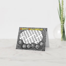 Add Foto von Halloween Card Pumpkin Head 1 Karte