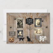 Add Fotos Kammer der Horror Halloween Einladung (Vorderseite)